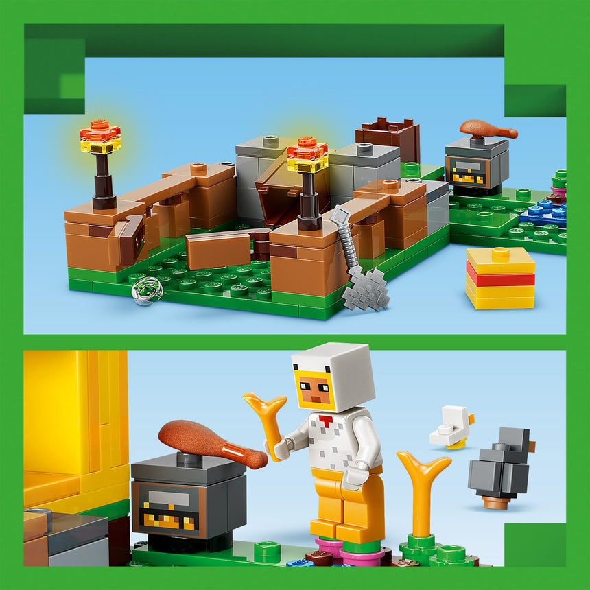 LEGO® Minecraft® La ferme-poule-LEGO®-LGO-21585-CLÉMENT