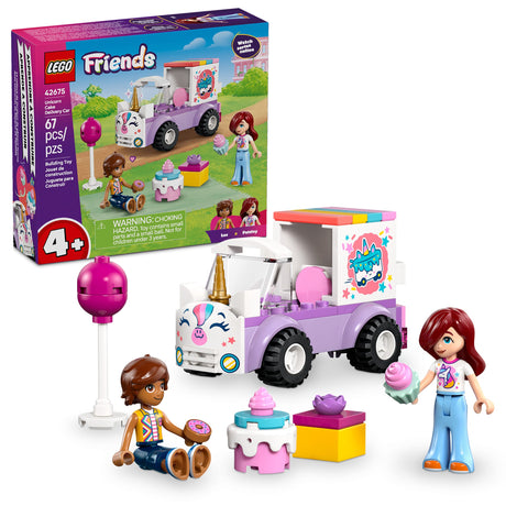 LEGO® Friends La voiture de livraison de gâteaux licorne-LEGO®-LGO-42675-CLÉMENT