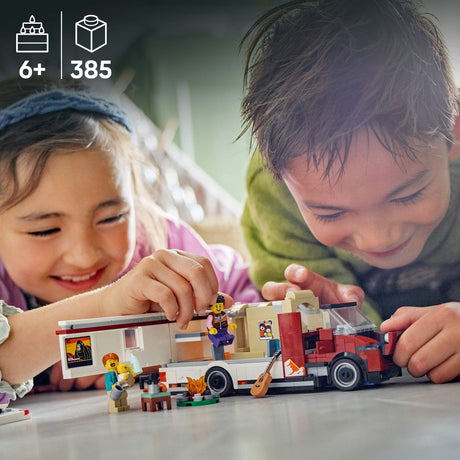 LEGO® City L’autocaravane d’aventure de vacances-LEGO®-LGO-60454-CLÉMENT