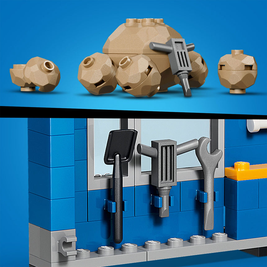Le camion-benne et la chargeuse frontale-LEGO®-LGO-60494-CLÉMENT