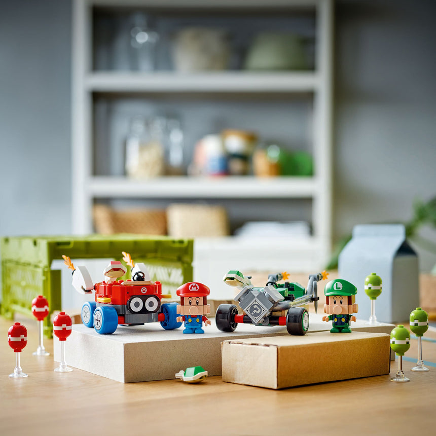 LEGO® Super Mario™ : Mario Kart™ – Bébé Mario contre Bébé Luigi-LEGO®-LGO-72034-CLÉMENT