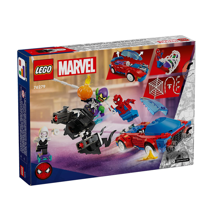 LEGO® Marvel La voiture de course de Spider-Man et le Bouffon vert venomisé-LEGO®-LGO-76279-CLÉMENT