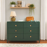 Commode à 6 tiroirs Briar - Vert-Little Seeds-LIS-CG023BPG-CLÉMENT