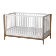 Couchette Convertible 4-en-1 Laurel - Blanc/Noyer-Little Seeds-LIS-CR009TPCS-CLÉMENT