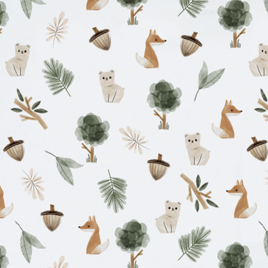 Couvertures (2) Coton - Forêt-Living Textiles-LIV-203294-CLÉMENT