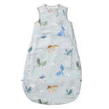 Sac de Nuit Mousseline Bambou 0-36mois - Dragons-Loulou Lollipop-Bleu-0-6 m-LL2-BA9003UMGD-CLÉMENT