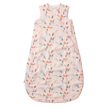 Sac de Nuit Mousseline Bambou 0-36mois - Licorne-Loulou Lollipop-Rose-0-6 m-LL2-BA9003UUNB-CLÉMENT