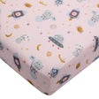 Drap Contour pour Lit de Bébé - Mousseline Bambou Astro-Loulou Lollipop-LLP-CRIBASX-CLÉMENT