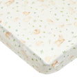 Drap Contour pour Lit de Bébé - Mousseline Bambou Lapins-Loulou Lollipop-LLP-CRIBBUNNY-CLÉMENT