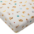 Drap Contour pour Lit de Bébé - Mousseline Bambou Déjeuner-Loulou Lollipop-LLP-CRIBFBK-CLÉMENT