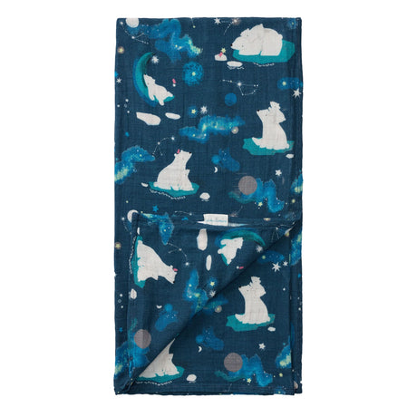 Couverture Mousseline Bambou - Ours Polaire-Loulou Lollipop-LLP-SWSGB-CLÉMENT