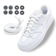 Lacets Élastiques Blanc 48"-Lock Laces-LOC-674740306274-CLÉMENT
