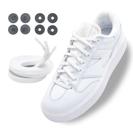Lacets Élastiques Blanc 48"-Lock Laces-LOC-674740306274-CLÉMENT