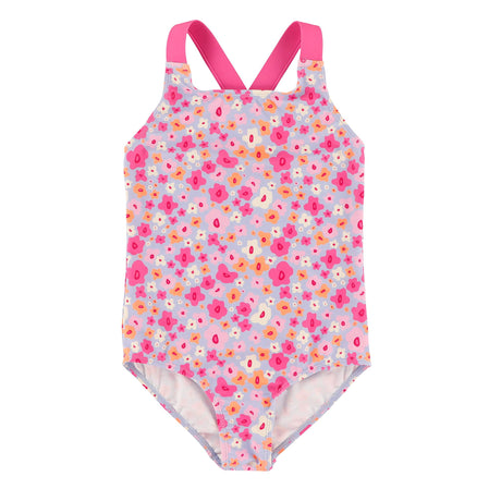 Maillot UV Fleurs 2-14ans-Look-Lilas-2-LOK-1262051C-CLÉMENT