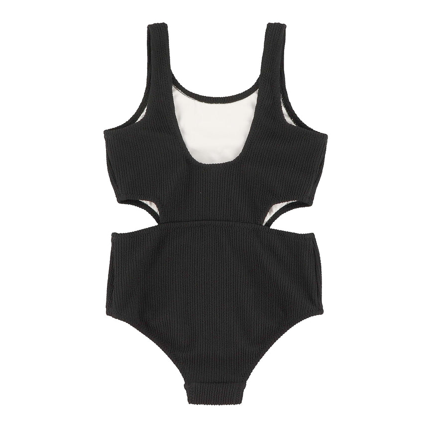 Maillot Côtelé Noir 2-14ans-Look-LOK-1262055C-CLÉMENT
