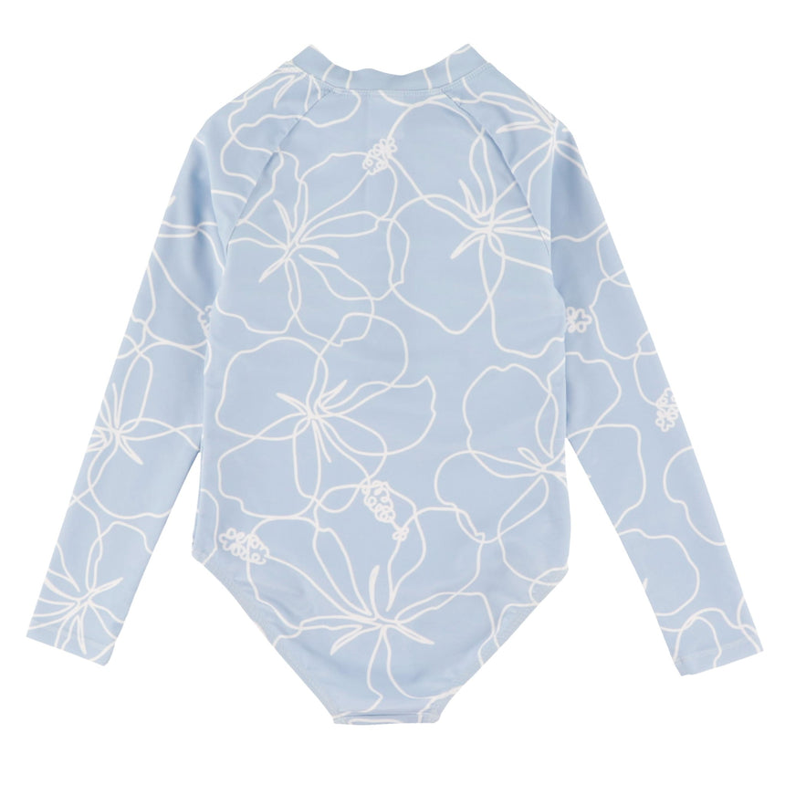 Maillot UV Manches Longues Hibiscus 2-14ans-Look-LOK-1262056C-CLÉMENT