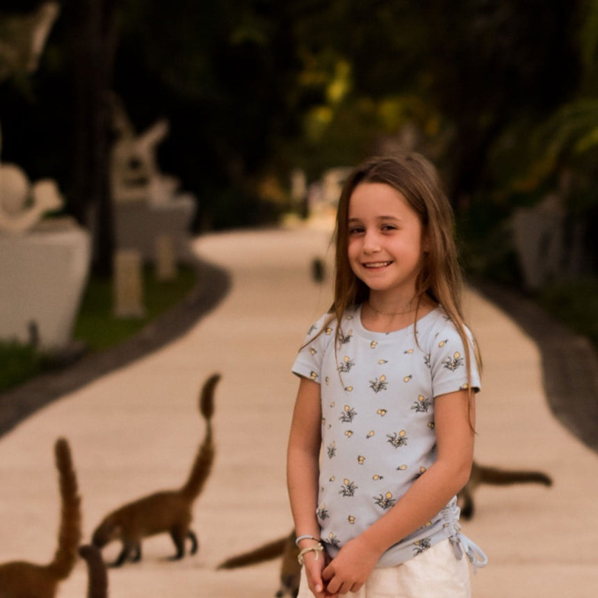 T-shirt Citrons Dolce Vita7-14ans-Look-LOK-1263485C-BLE-CLÉMENT