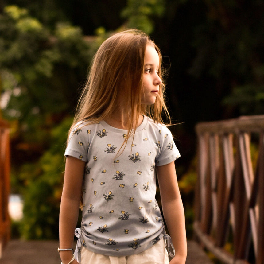 T-shirt Citrons Dolce Vita7-14ans-Look-LOK-1263485C-BLE-CLÉMENT