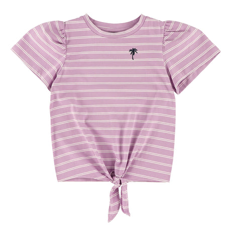 T-shirt Rayé Dolce Vita 7-14ans-Look-Lilas-S-LOK-1263491C-CLÉMENT