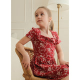 Robe Côtelée Fleurs Cerises 7-14ans-Look-LOK-1263506C-BOR-CLÉMENT
