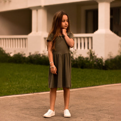 Robe Sauge Cerises 7-14ans-Look-LOK-1263506C-SAU-CLÉMENT