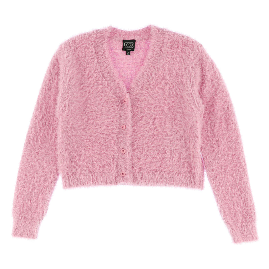 Cardigan Tricot Romance 7-14ans-Look-Rose-S-LOK-2253570C-ROS-CLÉMENT