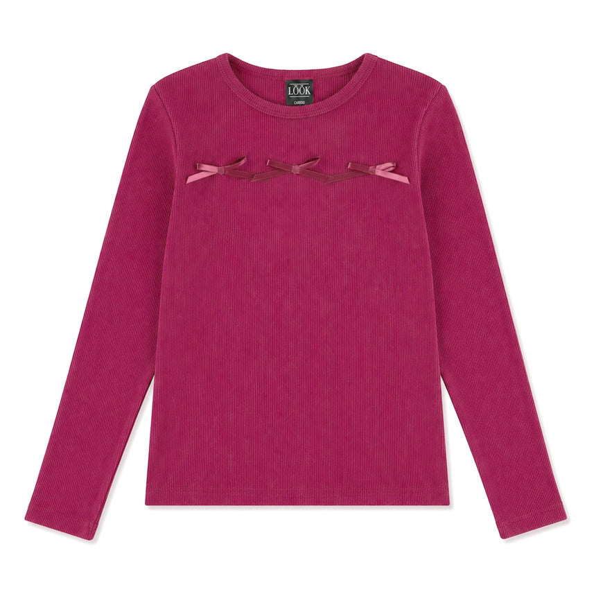 T-shirt Blush & Boucle 7-14ans-Look-Prune-S-LOK-2263476C-PRU-CLÉMENT