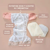 Couche Lavable Nouveau-né - Pois-La Petite Ourse-LP3-C-NNA-POIS-CLÉMENT