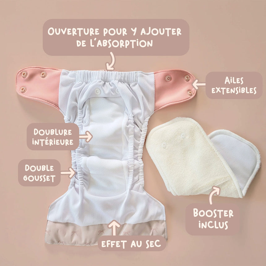 Couche Lavable Nouveau-né - Ravioli-La Petite Ourse-LP3-C-NNA-RAVIOL-CLÉMENT