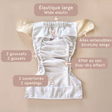 Couche Lavable Évolution 10-35lb - Hiboux-La Petite Ourse-LP3-C-NS-HIBOUX-CLÉMENT