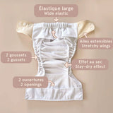 Couche Lavable Évolution 10-35lb - Matcha-La Petite Ourse-LP3-C-NS-MATCHA-CLÉMENT