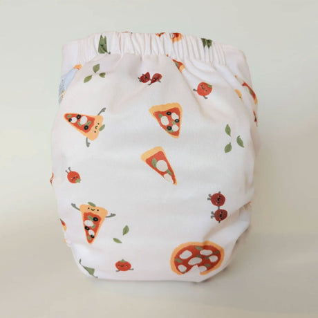 Couche Lavable Évolution - Pizza 10-35lb-La Petite Ourse-LP3-C-NS-PIZZA-CLÉMENT