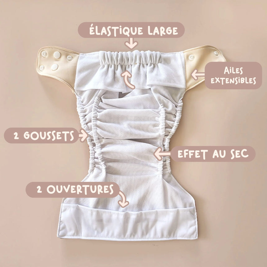 Couche Lavable Évolution - Tarte 8-35lb-La Petite Ourse-LP3-C-NS-TARTE-CLÉMENT