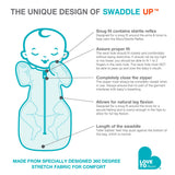 Swaddle Up Original Nouveau-Né 5-8.5lb - Gris-Love to Dream-LTD-L1001001GRNB-CLÉMENT