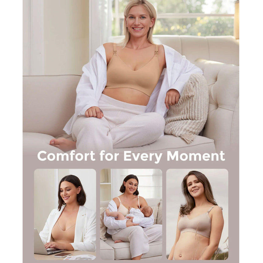 Soutien-Gorge d'Allaitement Smooth YN21 - Noir-Mom Cozy-MC1-YN21-BLACK-CLÉMENT