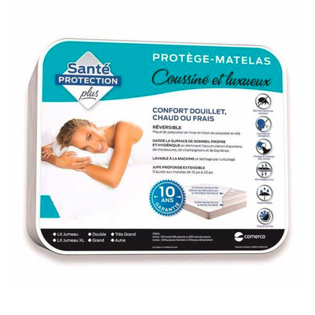 Protège-Matelas Coussiné Simple + 1 Protège-Oreiller-Clement - Equipement-MCO-114570201-CLÉMENT