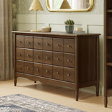 Commode 9 Tiroirs Liberty - Noyer-Namesake-MDB-M7128NL-CLÉMENT