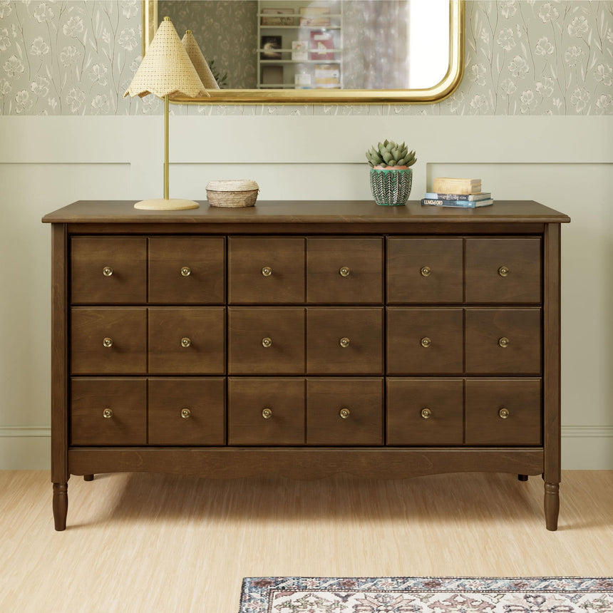 Commode 9 Tiroirs Liberty - Noyer-Namesake-MDB-M7128NL-CLÉMENT