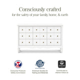 Commode 9 Tiroirs Liberty - Blanc Chaud-Namesake-MDB-M7128RW-CLÉMENT