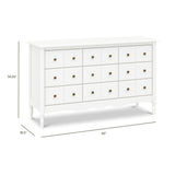 Commode 9 Tiroirs Liberty - Blanc Chaud-Namesake-MDB-M7128RW-CLÉMENT