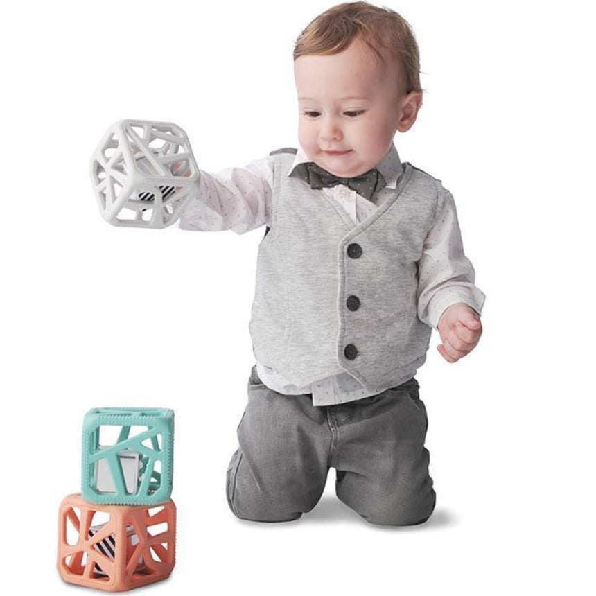 Cube De Dentition Gris-Munch Mitt-MDI-CC01G-CLÉMENT