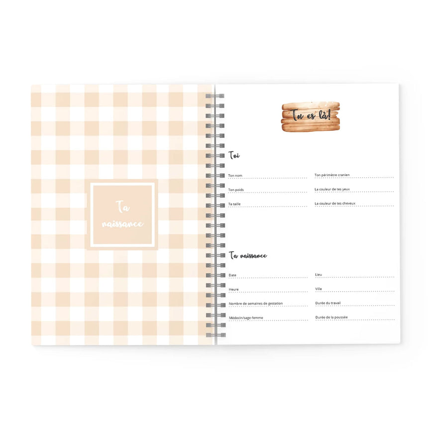 Mon Journal Grossesse - Tartan-Moments Ancres-MEA-GR-996-S-CLÉMENT