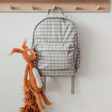 Sac à Dos Mini Carreaux Taupe-Menoum-MEN-MNM-BAG-06-CLÉMENT