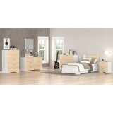 Commode 3 Tiroirs - Blanc Naturel-Meuble Meq-MEQ-6498C3-CLÉMENT