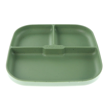 Assiette Antidérapante en Silicone-Minika-Vert-0-5 ans-MKA-ASSIETTE-CLÉMENT