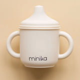 Verre à Bec en Silicone-Minika-Ivoire-0-5 ans-MKA-VERREBEC-CLÉMENT