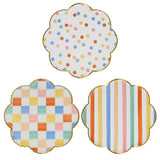 Assiettes à Dessert (8) - Motifs Colorés-Meri Meri-MME-267277-CLÉMENT