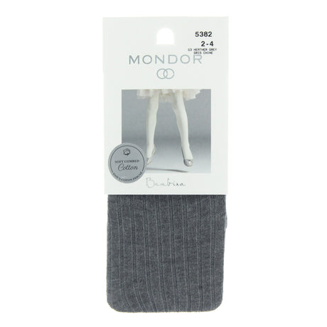 Collant Côtelé 2-14ans-Mondor-Gris-2-4-MOR-5382-CLÉMENT