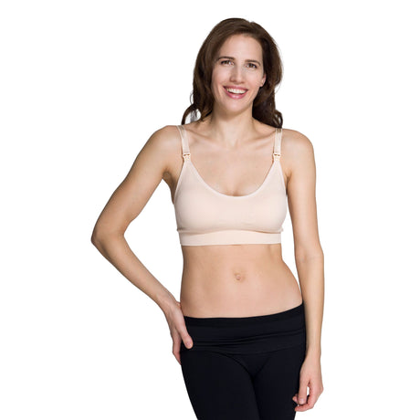 Soutien-gorge d'Allaitement-Momzelle-Beige-XS-MOZ-M4052-CLÉMENT