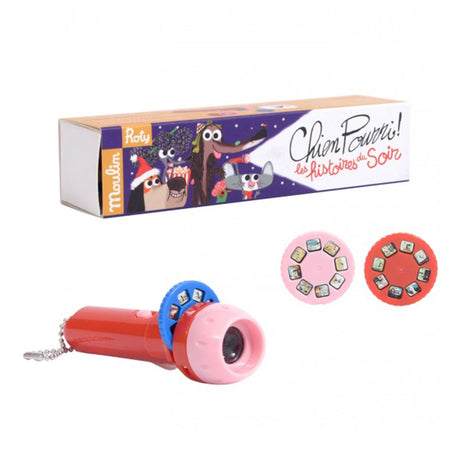 Chien Pourri - Lampe à histoires-Moulin Roty-MRO-894361-CLÉMENT